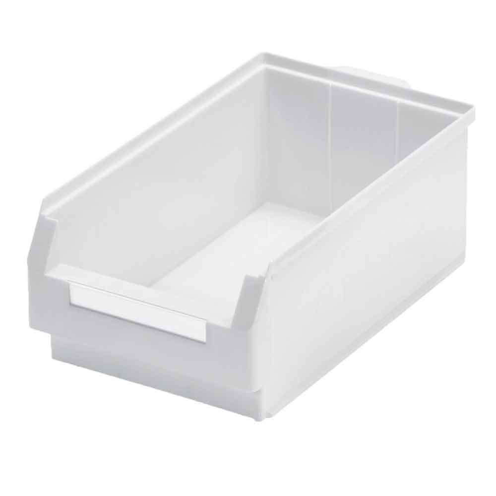 RasterPlan® - Lagersichtkasten für Schlitzplatten - Größe 2 - 500 x 300 x 200 mm - 6 Farben