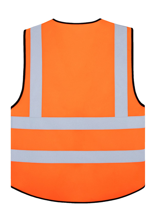 Korntex® Premium Warnweste „Munich“ - Multifunktional mit Taschen - Signal