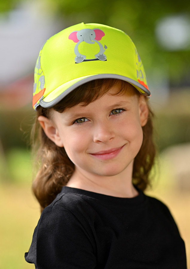 Korntex® Cap für Kinder "Funtastic Wildlife" - Gelb/Einhorn - Onesize