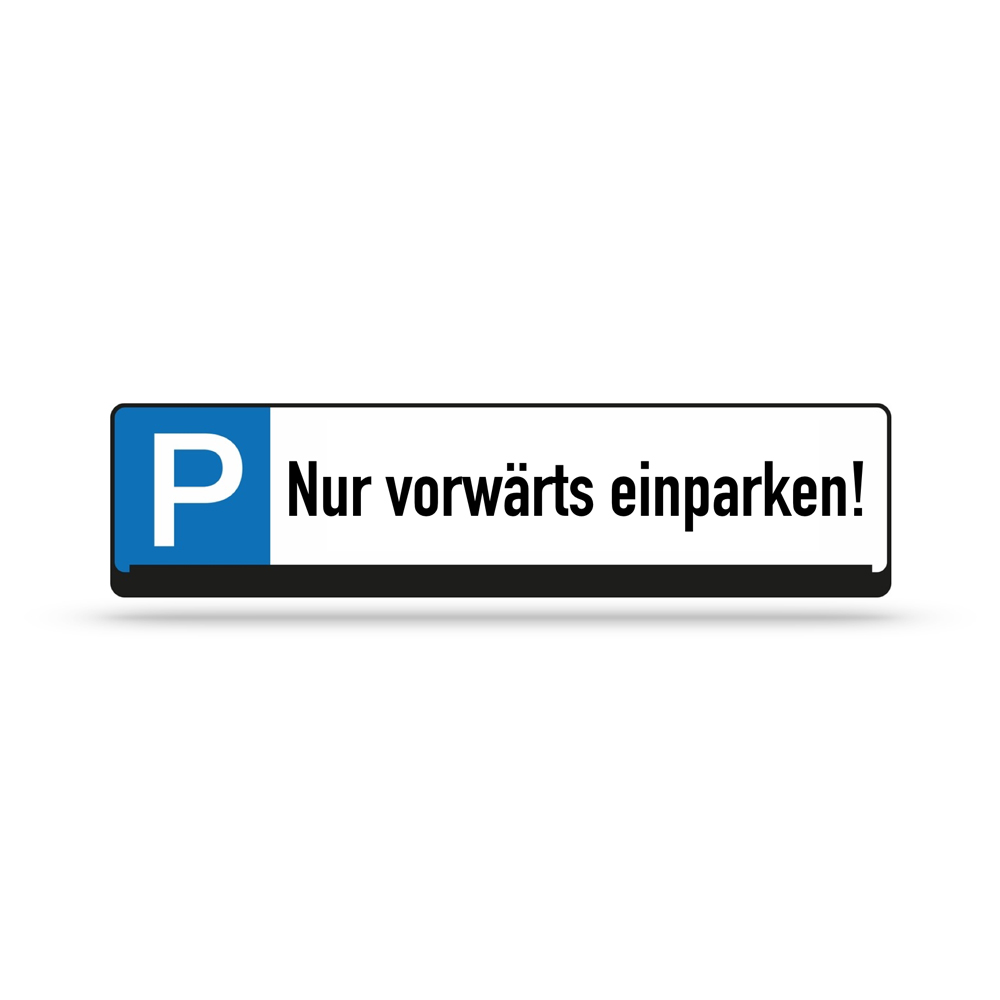 Parkplatz-Reservierungsschilder - 11 verschiedene Texte