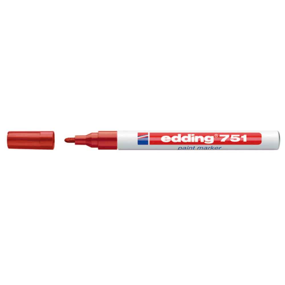 Edding 751 Lackmarker mit Rundspitze - einzeln in 5 bzw. als Set in 10 Farben