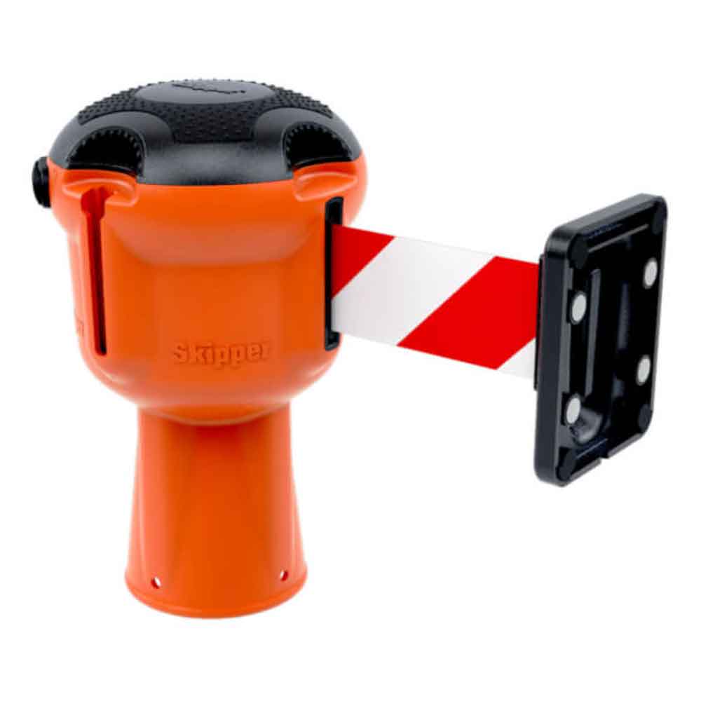 Skipper Wandclip - Magnet/Kordel, magnetisch oder zum Verschrauben - zur Aufnahme von Skipper Gurtbändern