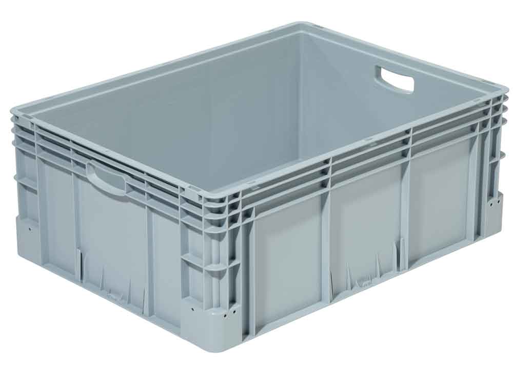 80-10-108-0-16-03-090-euro-transportbehaelter-grau-6f02d3 Euro-Transportbehälter - L 800 x B 600 x H 320 mm - in 2 Farben