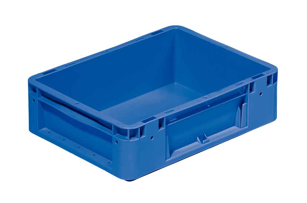 80-10-108-2-10-01-090-euro-transportbehaelter-blau-2bb331 Euro-Transportbehälter - L 400 x B 300 x H 120 mm - in 3 Farben