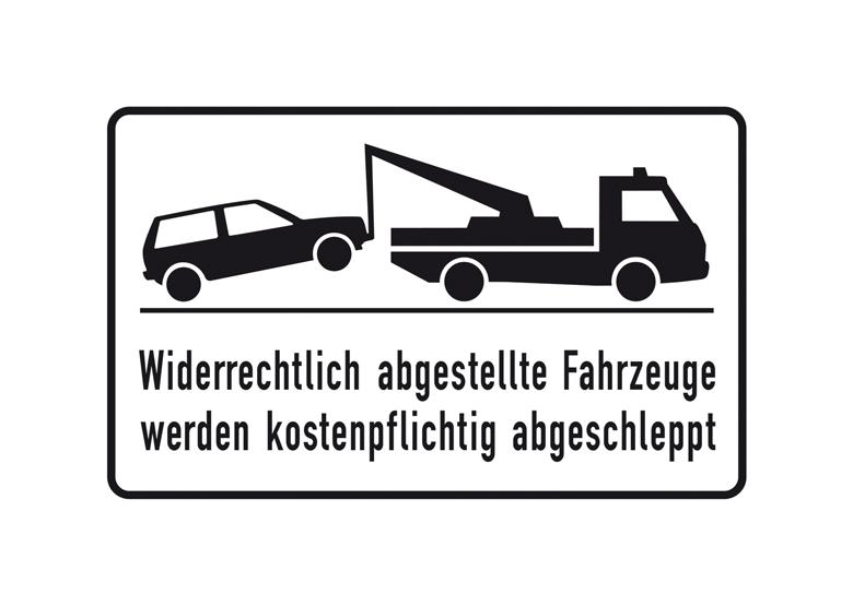 32-40-408-0-00-058-haltverbotsschild-widerrechtlich-abgestellte-fahrzeuge-werden-115174-5d90c4 Haltverbot-Kombischild - Symbol - Text: Widerrechtlich abgestellte Fahrzeuge ...