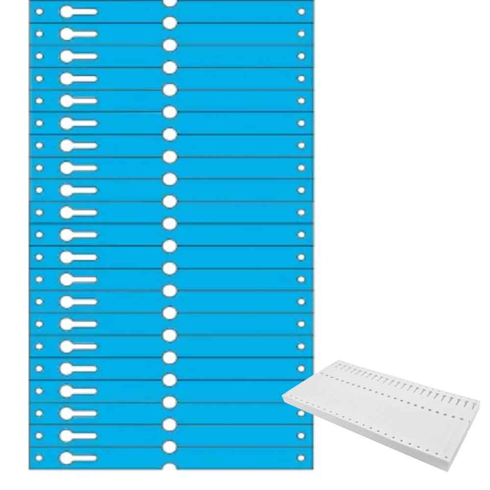Tyvek®-Schlaufen-Etiketten - Format 160 x 12,7 mm - 6 Farben