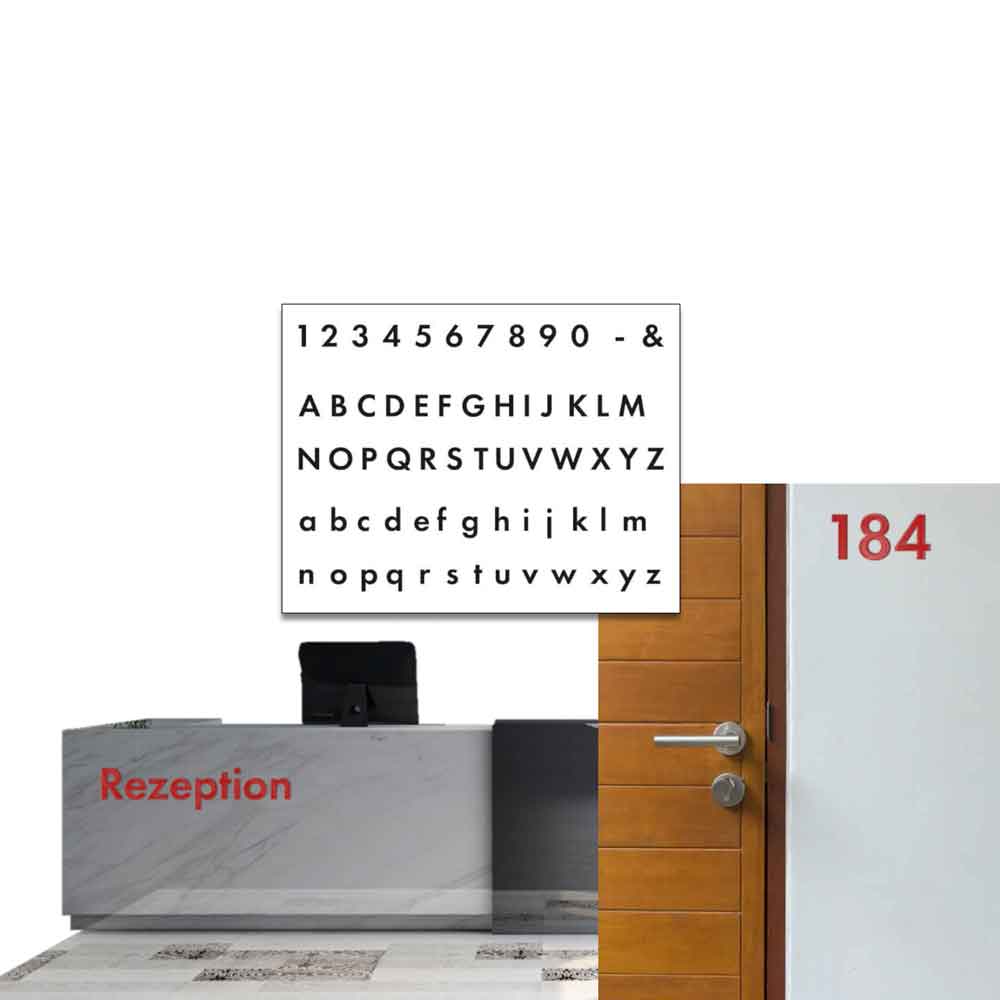 Hausnummern Wandbuchstaben Hausnummern Wandbuchstaben
