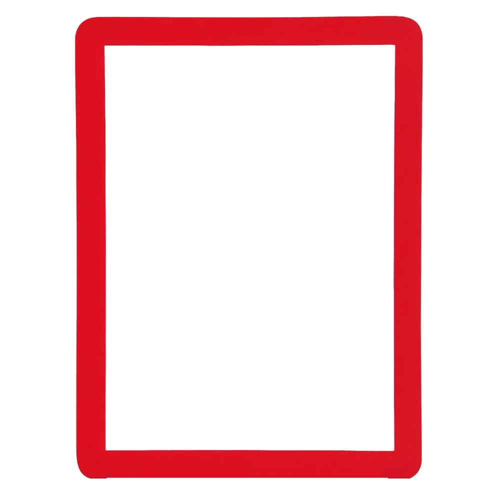 Universal-Informationsrahmen in 2 Größen und 7 Farben - wiederablösbar und wiedernutzbar