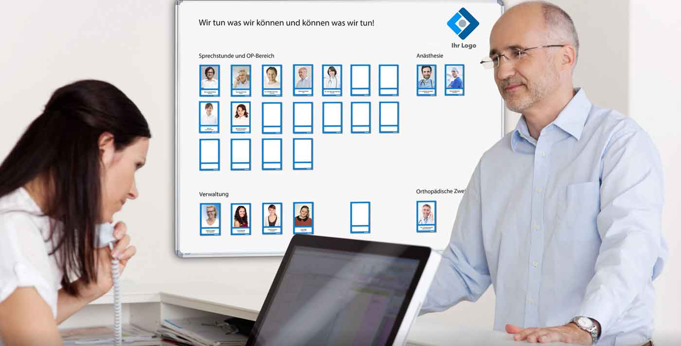 Schreibtafeln, Infotafeln und Infotaschen mit individueller Bedruckung