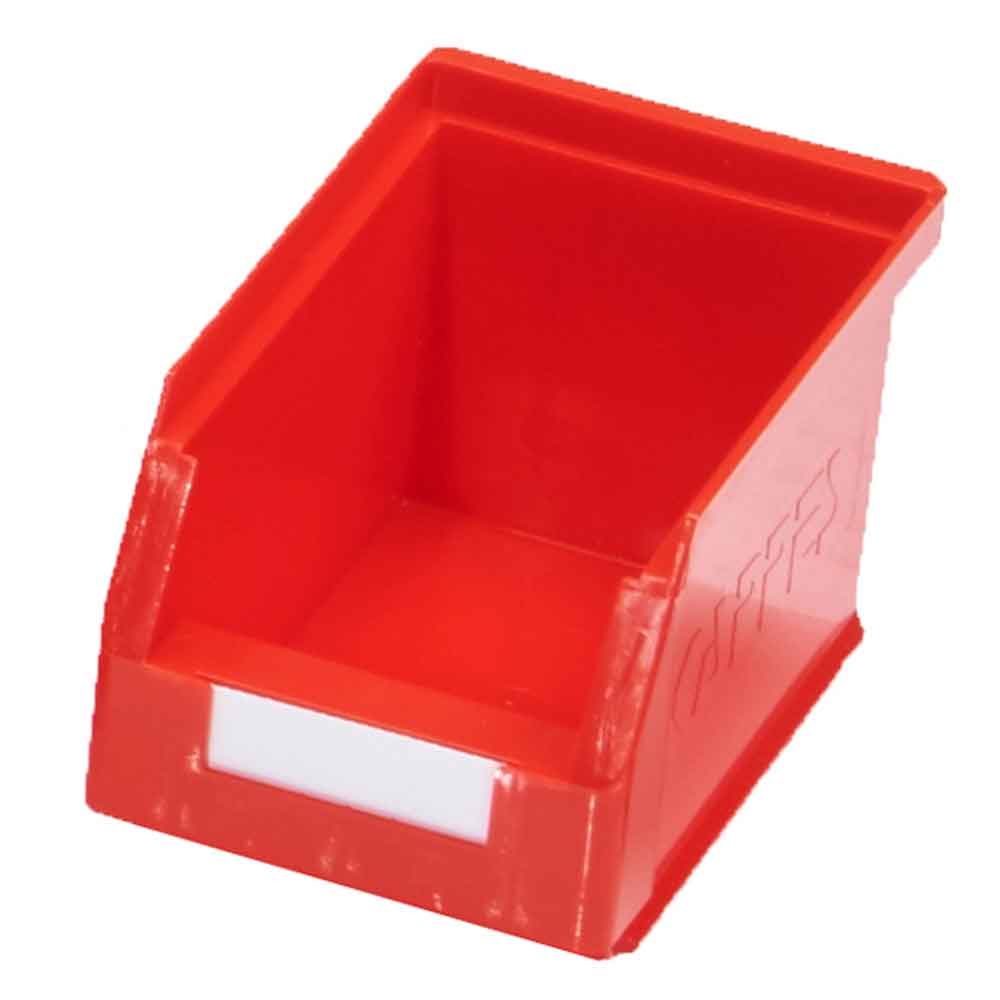 RasterPlan® - Lagersichtkasten für Schlitzplatten - Größe 6 - 230 x 140 x 130 mm - 6 Farben