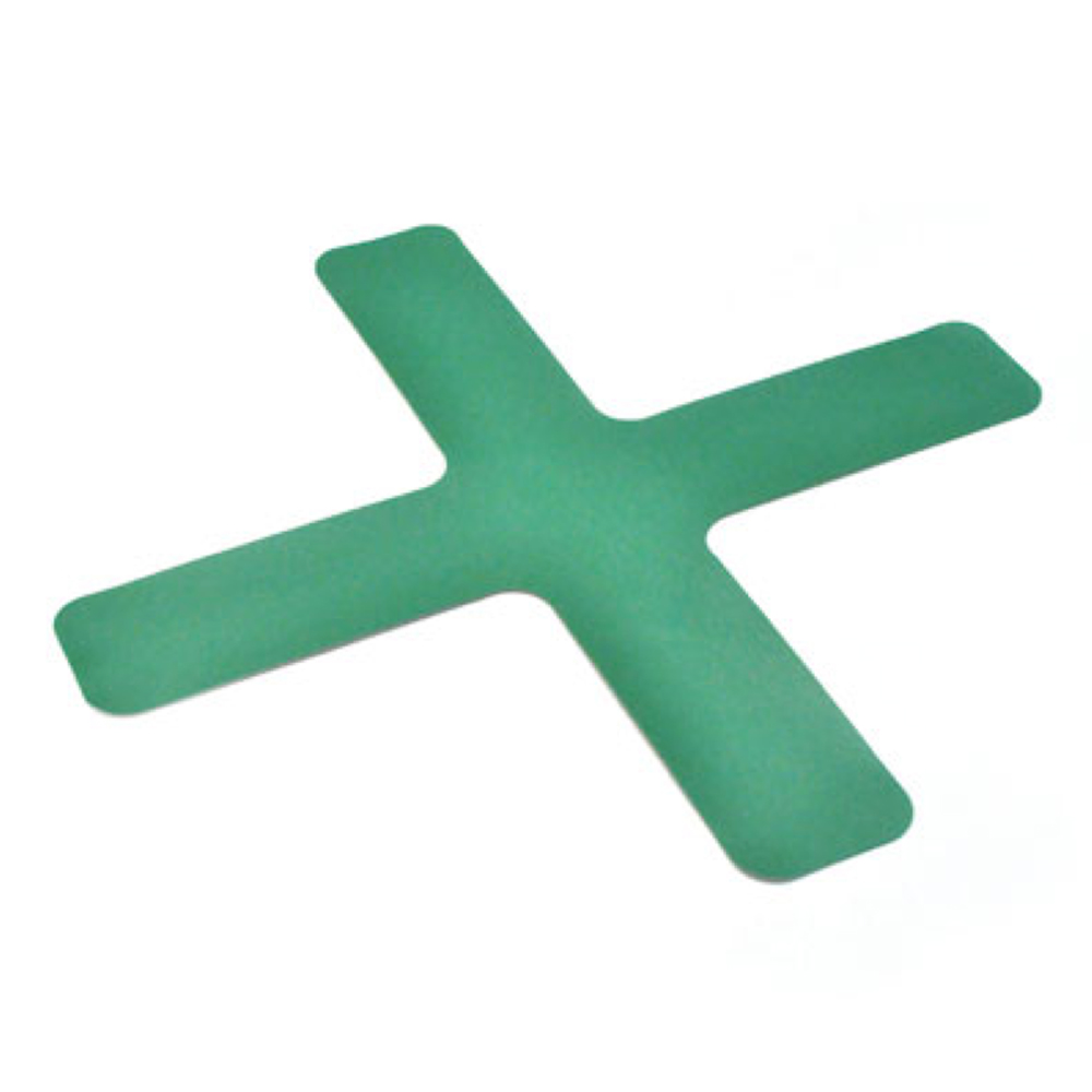 30-80-215-0-00-01-058-bodenmarkierung-symbole-gruen-x-stueck-be5bc5 Lager- und Stellplatzmarkierung - Typ: X-Stück - selbstklebend - 3 verschiedene Breiten