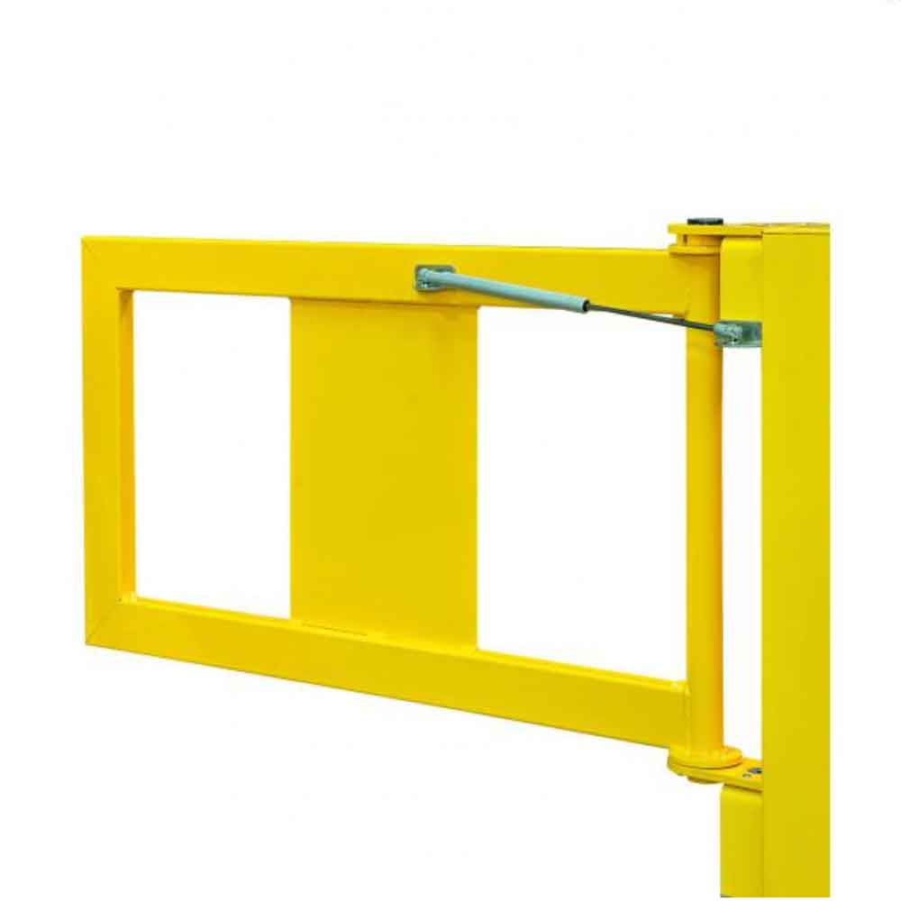 Rammschutzgeländer - Türmodul manuell oder mit Gasdruckfeder Rammschutzgeländer - Türmodul manuell oder mit Gasdruckfeder