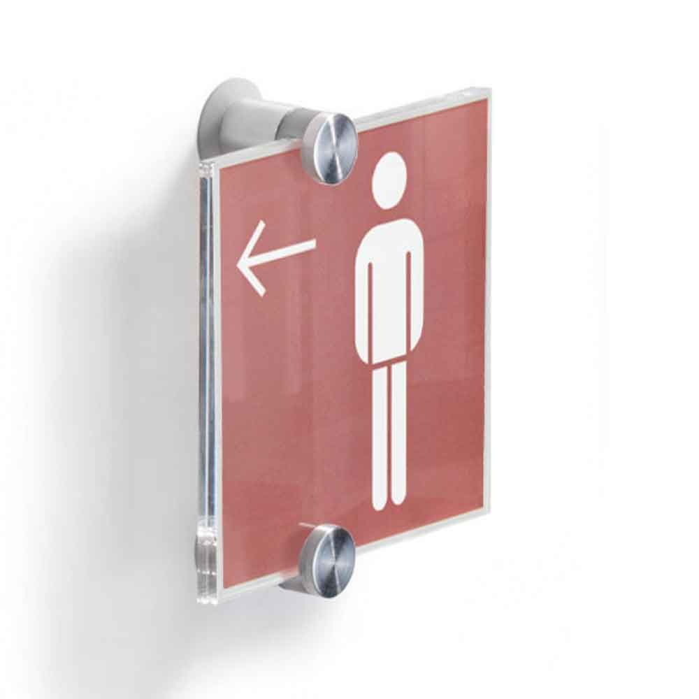DURABLE CRYSTAL SIGN Türschild - mit zwei hochwertigen Acryglasscheiben - in 4 Größen DURABLE CRYSTAL SIGN Türschild - mit zwei hochwertigen Acryglasscheiben - in 4 Größen