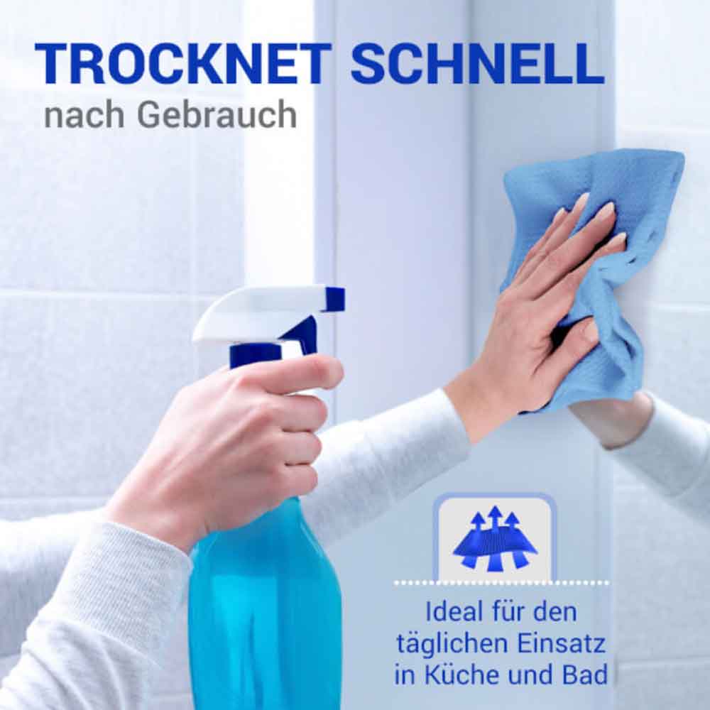 Mikrofasertücher mit Waffelstruktur - hochwertig, frotteeartig und saugstark - in vielen Farben