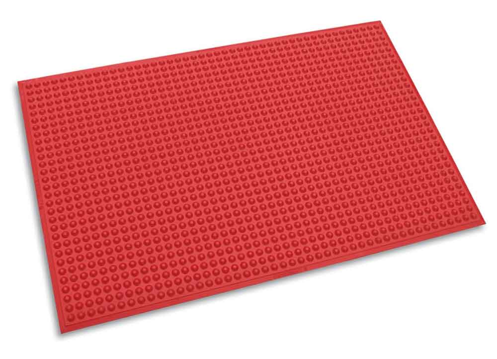 Arbeitsplatzmatte Ergomat Hygiene Red - 60 x 60 cm bis 60 x 900 cm
