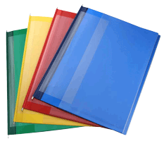 2-Deckel-Planettentasche mit Langaussenheftung