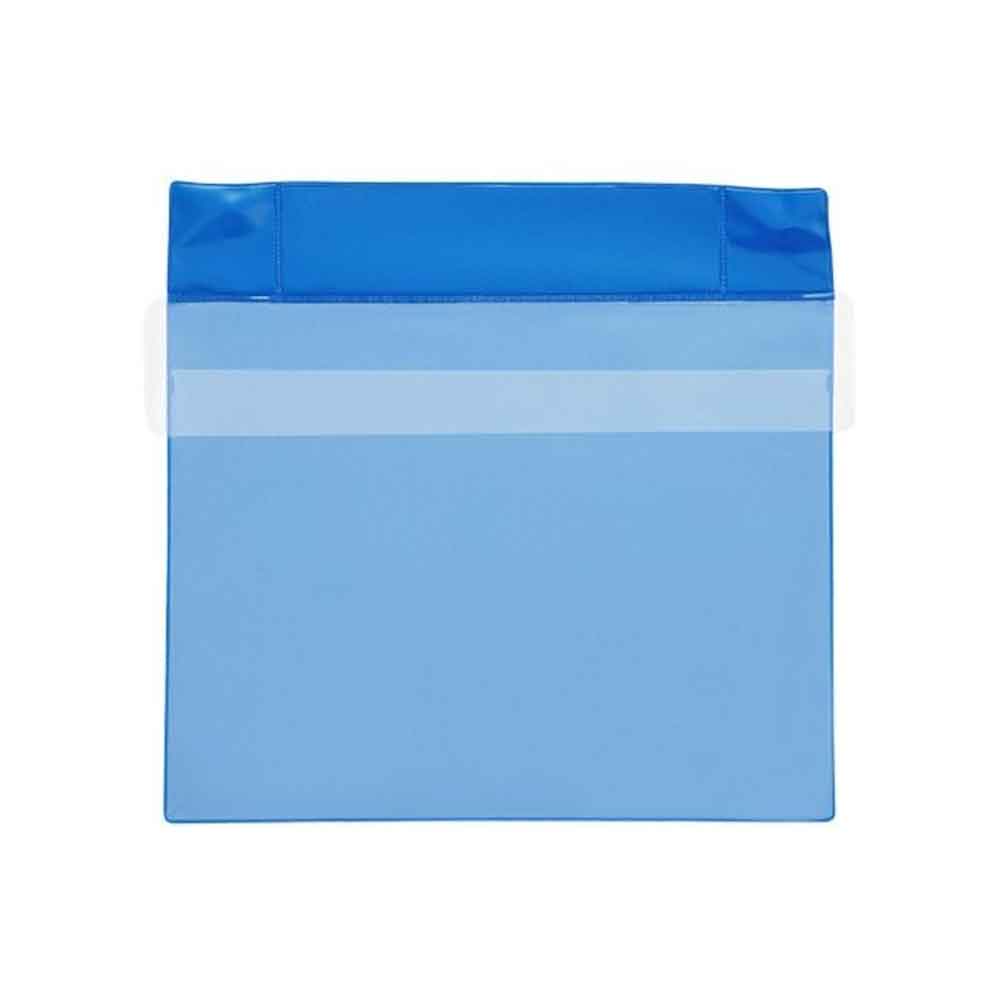 Neodym-Magnettaschen - plus 1 Magnetstreifen - Regenschutzklappe - DIN A5 quer - 4 Farben