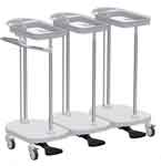 BOI Wäschesammler 3-fach ohne Deckel