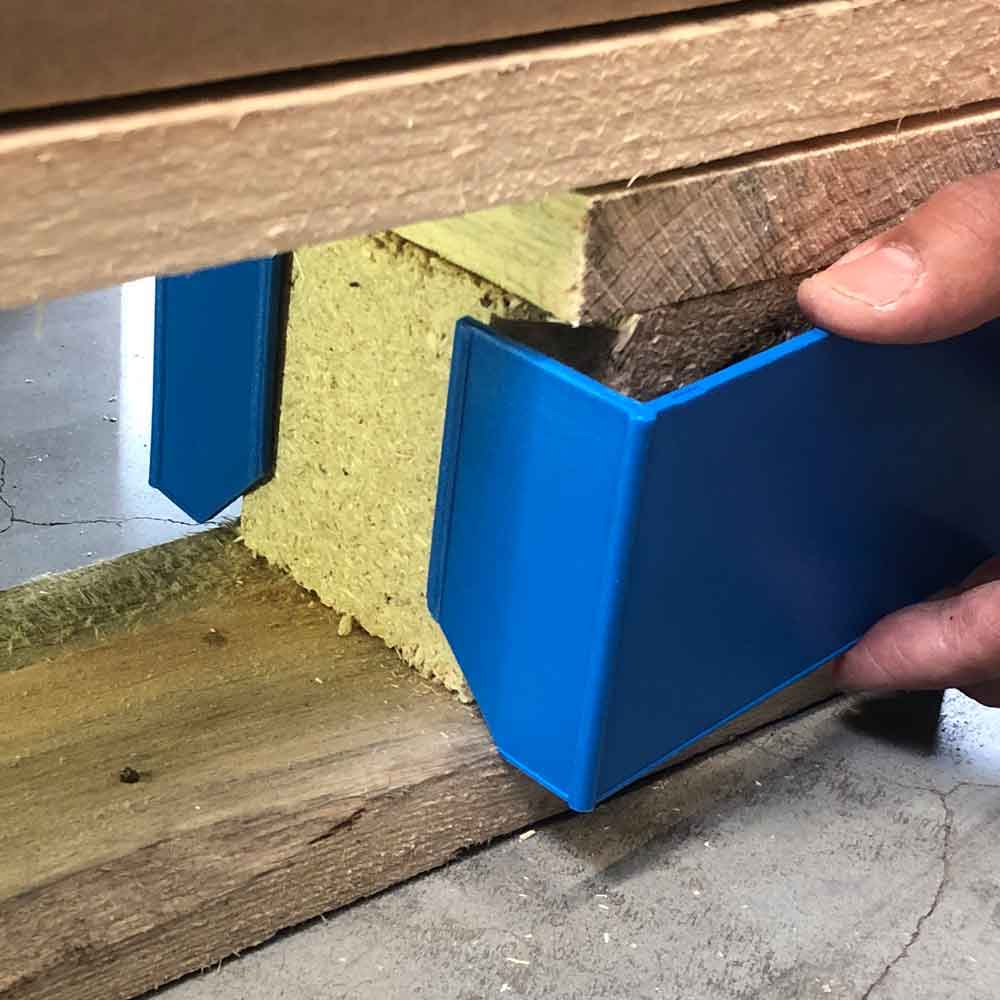 Palettenspange - für Etiketten in DIN A7 und DIN A8 - in Gelb und Blau Palettenspange - für Etiketten in DIN A7 und DIN A8 - in Gelb und Blau