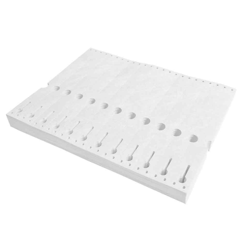 Tyvek Schlaufenetiketten - Format 220 x 25,4 mm - 1000 Etiketten - in mehreren Farben