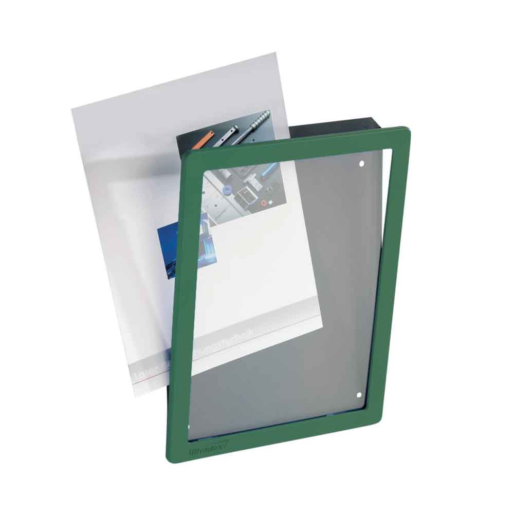 Ultra-Sichtrahmen für DIN A4 Einlagen - in 5 Farben - Rückwand zum Anschrauben oder magnetisch Ultra-Sichtrahmen für DIN A4 Einlagen - in 5 Farben - Rückwand zum Anschrauben oder magnetisch