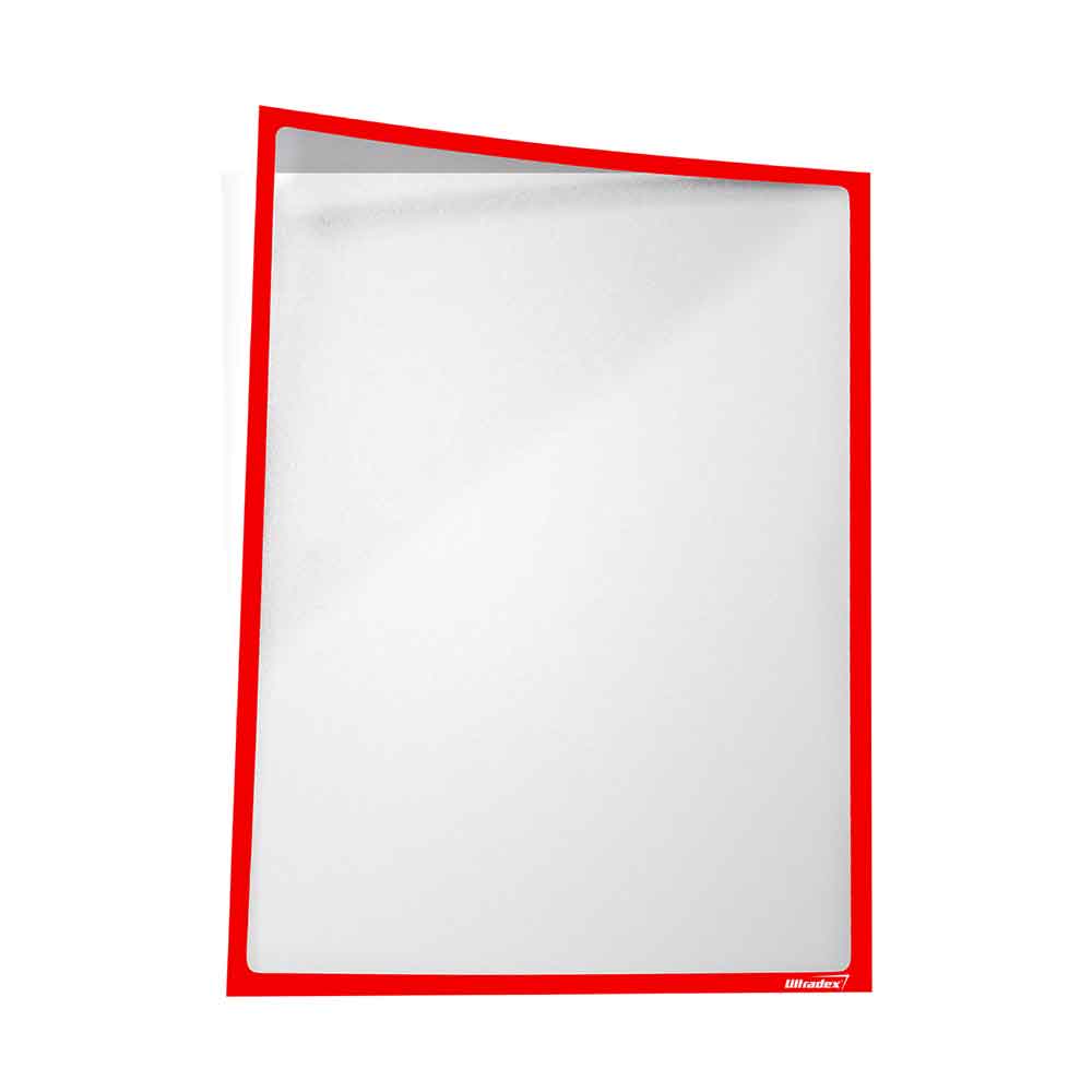 30-11-312-1-00-12-060-infotaschen-magnetisch-rot-a42068 Infotaschen magnetisch haftend für Formate DIN A6 bis DIN A1 - 11 Farben