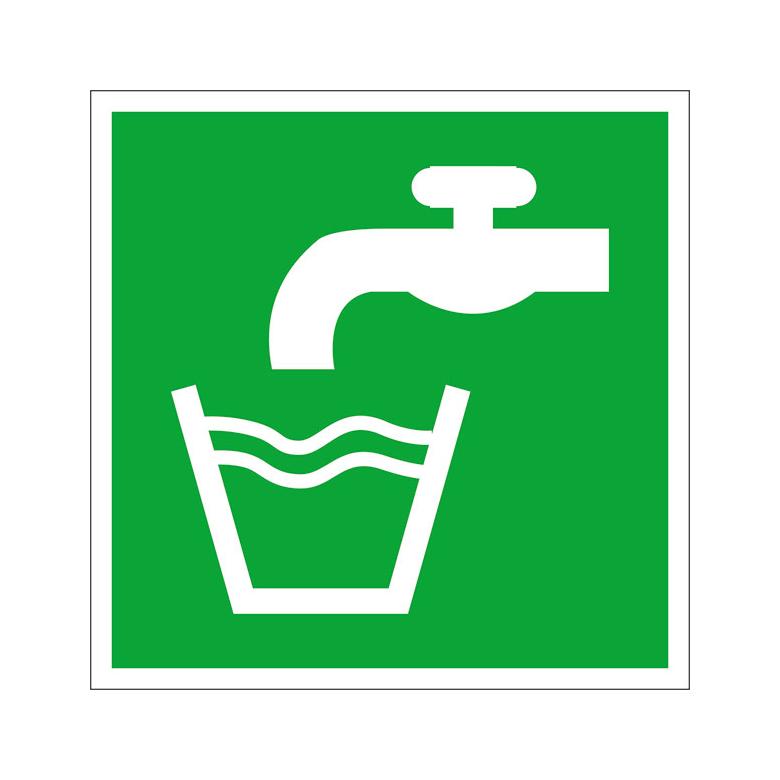 Fluchtwegschild - Trinkwasser