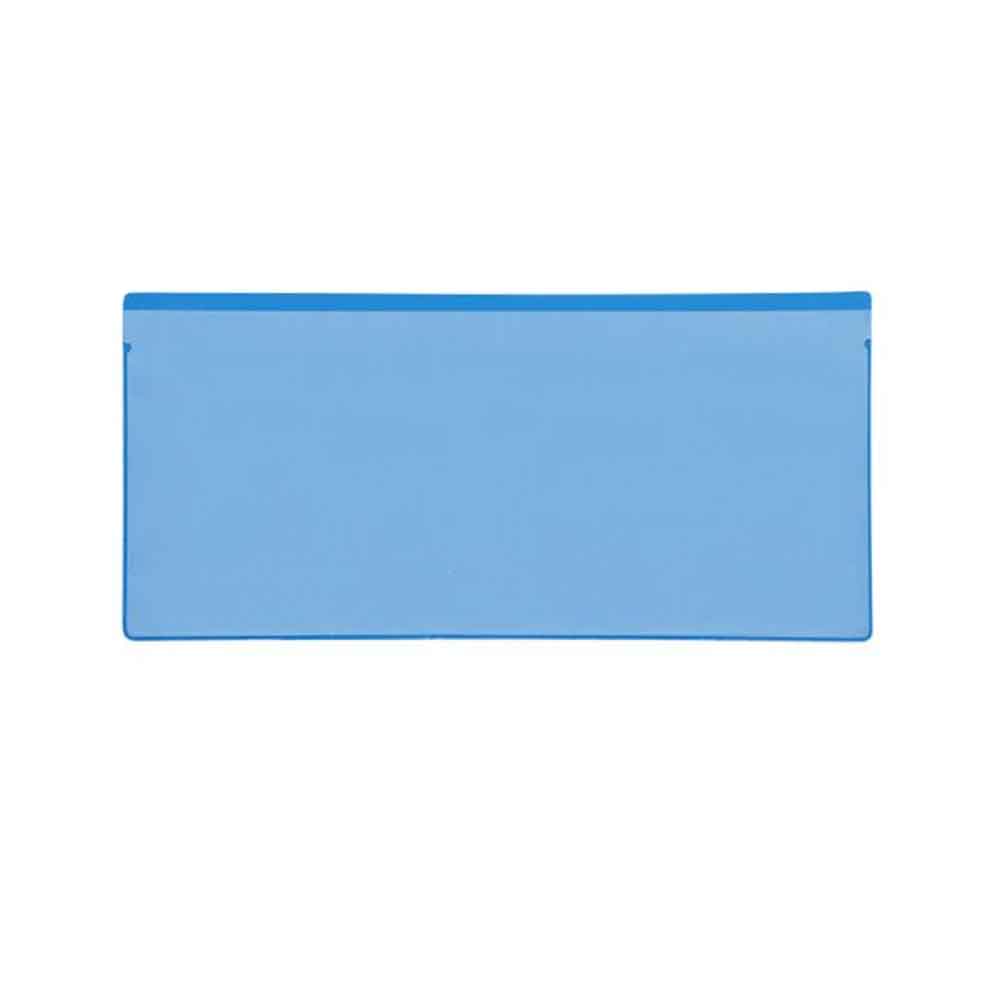Magnetische Etikettentaschen - 1 Magnetstreifen - 220 x 105 mm 1/3 DIN - 4 Farben