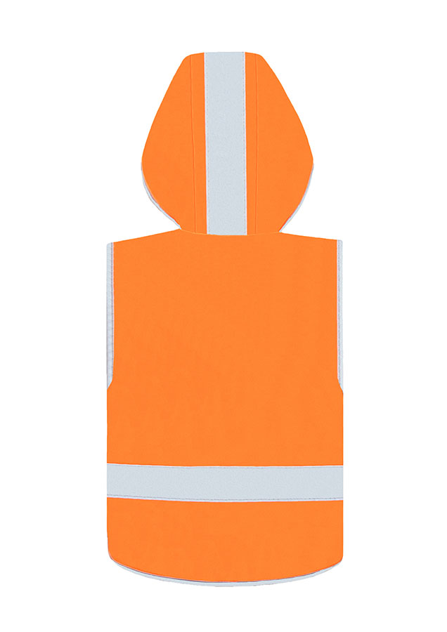 Korntex® Kinder Warnweste mit Kapuze „Odense“ - Signal-Gelb - S