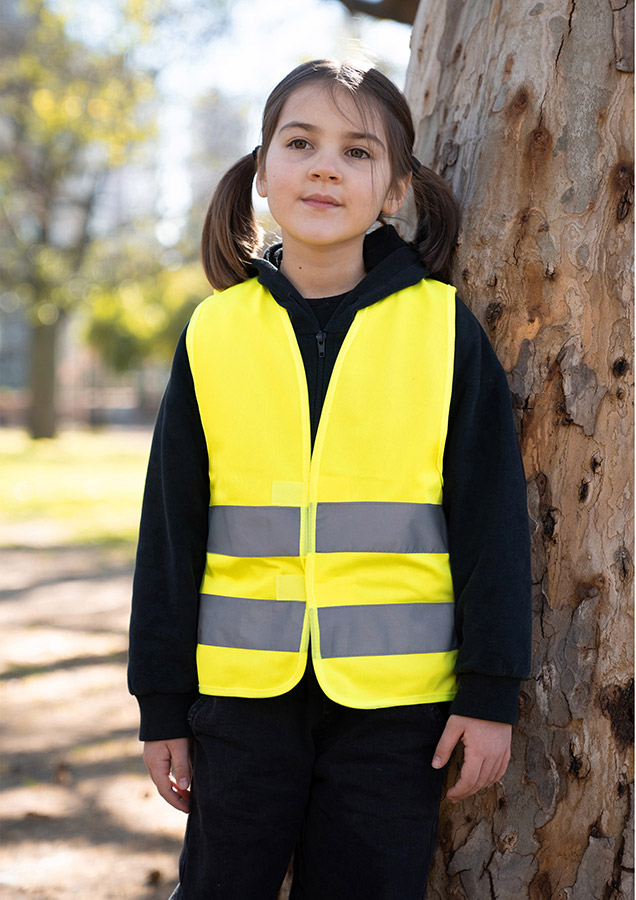 Korntex® Kinder Warnweste „Aarhus“ - Signal-Gelb - XXS Korntex® Kinder Warnweste „Aarhus“ - Signal-Gelb - XXS