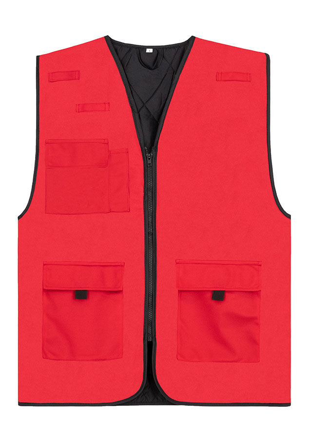 Korntex® Gefütterte Arbeitsweste „Kiel“ - Signal-Gelb - S