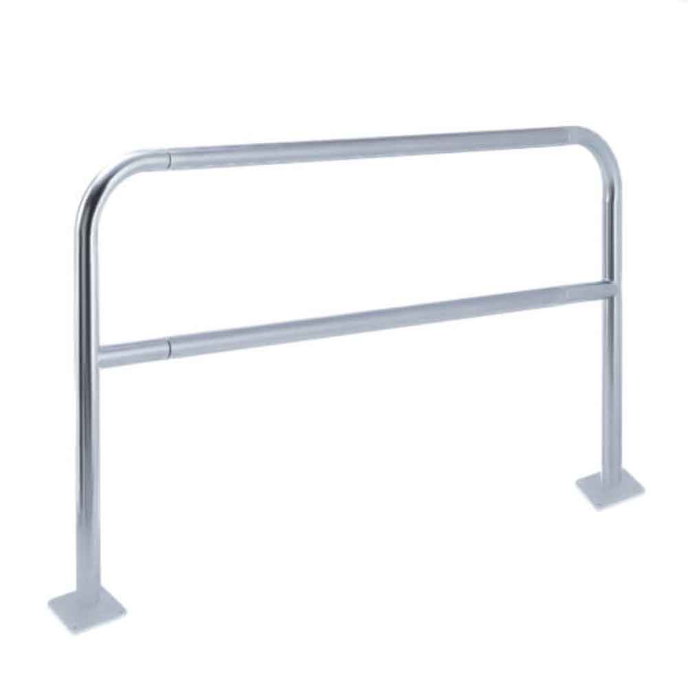 Mottez Schutzbügel mit Bodenplatte zum Aufdübeln - in 3 Ausführungen Mottez Schutzbügel mit Bodenplatte zum Aufdübeln - in 3 Ausführungen