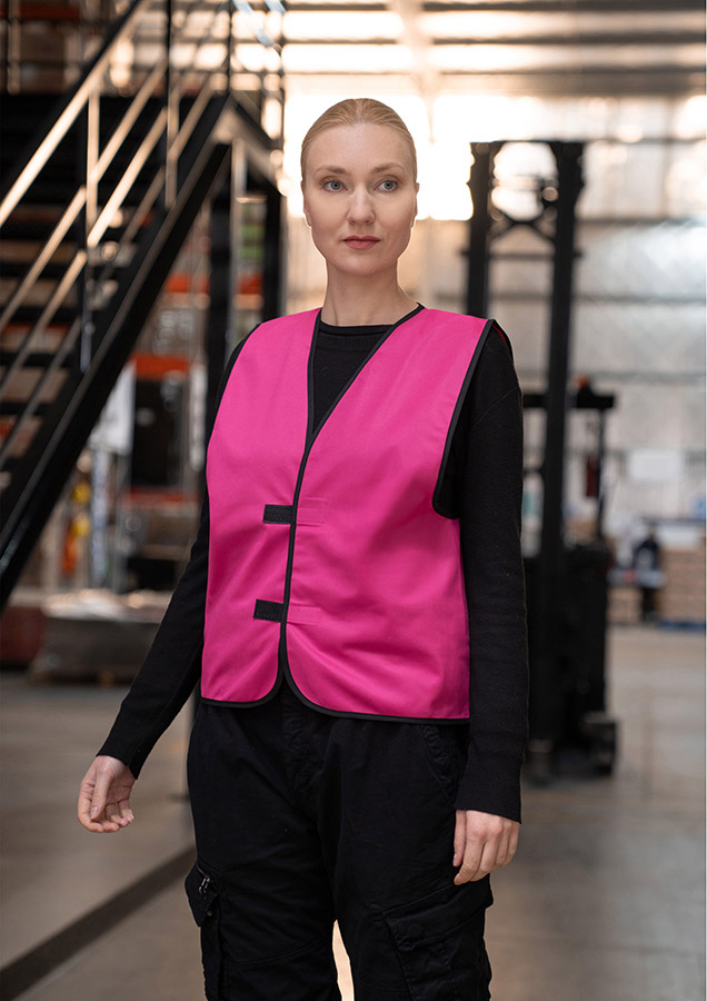 Korntex® Kennzeichnungsweste „Leipzig“ - Magenta - L