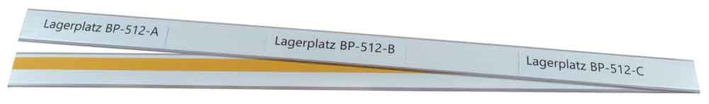 Etikettenhalter selbstklebend - viele Standard-Formate