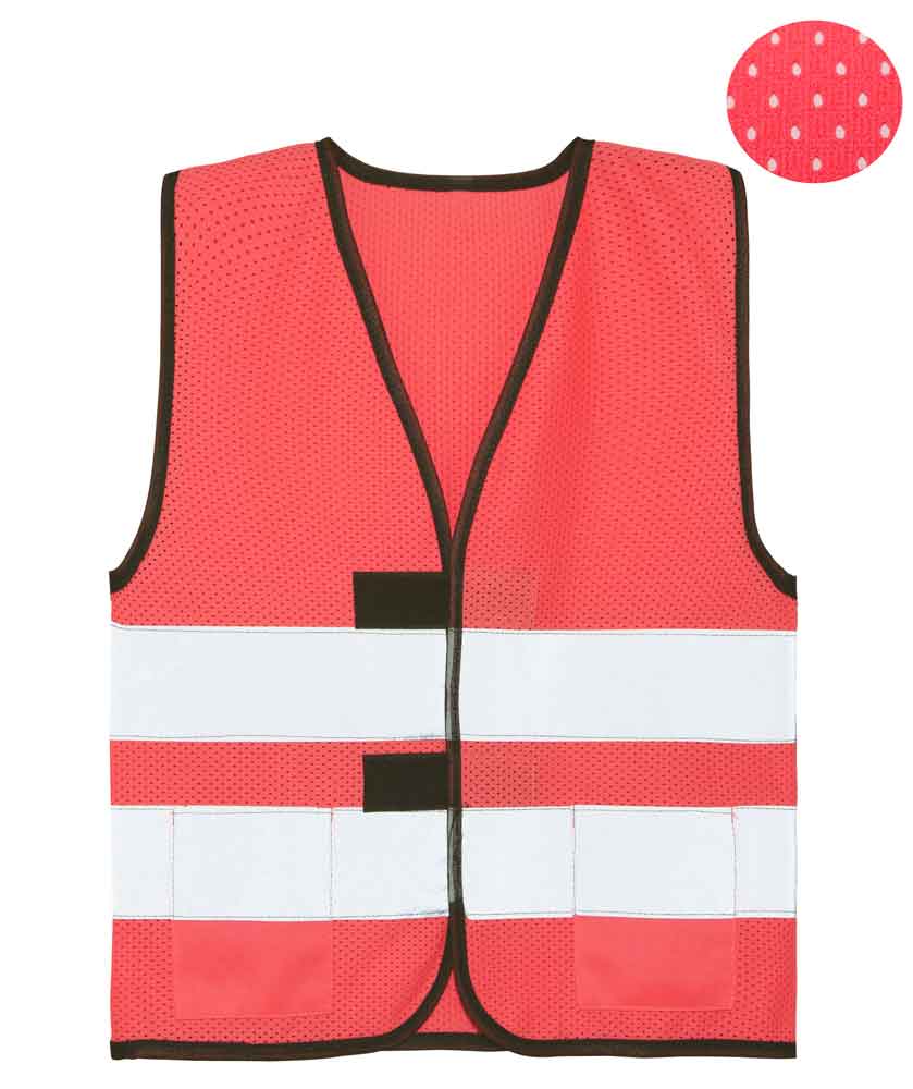 Korntex® Kinder Mesh Warnweste "Korfu" - mit Taschen