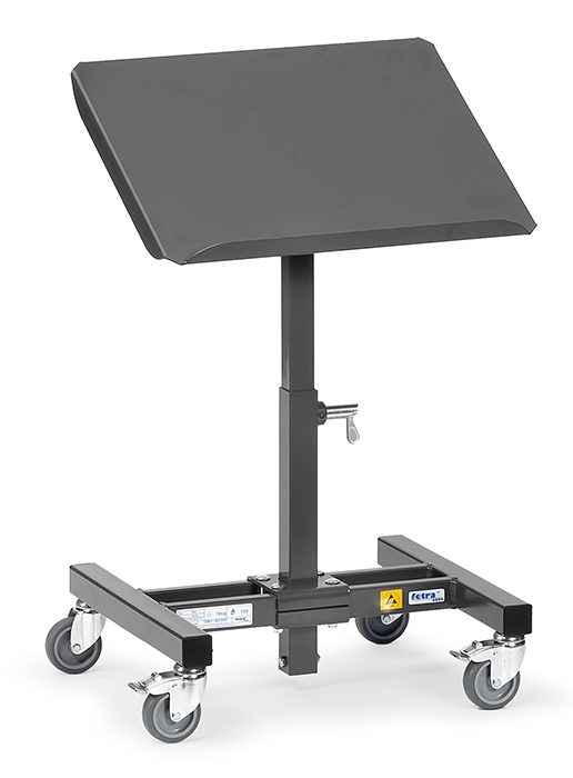 1891_fetra_esd-materialstaender-1b7e96 ESD-Materialständer mit Rand - elektrisch leitfähig - in 3 Ausführungen - Tragkraft 150 kg