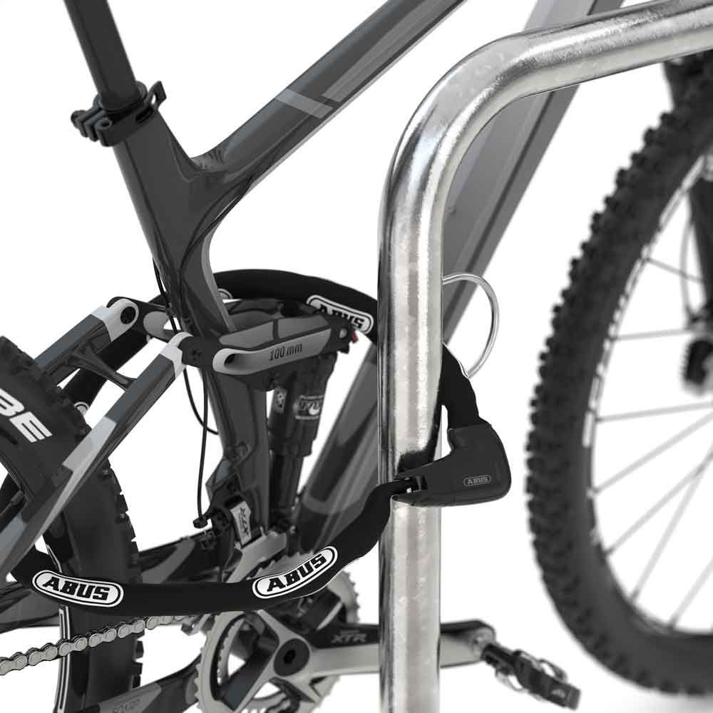 Fahrrad-Anlehnbügel Trust 21 - Größe M - 2 Anlehnplätze - zum Aufdübeln Fahrrad-Anlehnbügel Trust 21 - Größe M - 2 Anlehnplätze - zum Aufdübeln