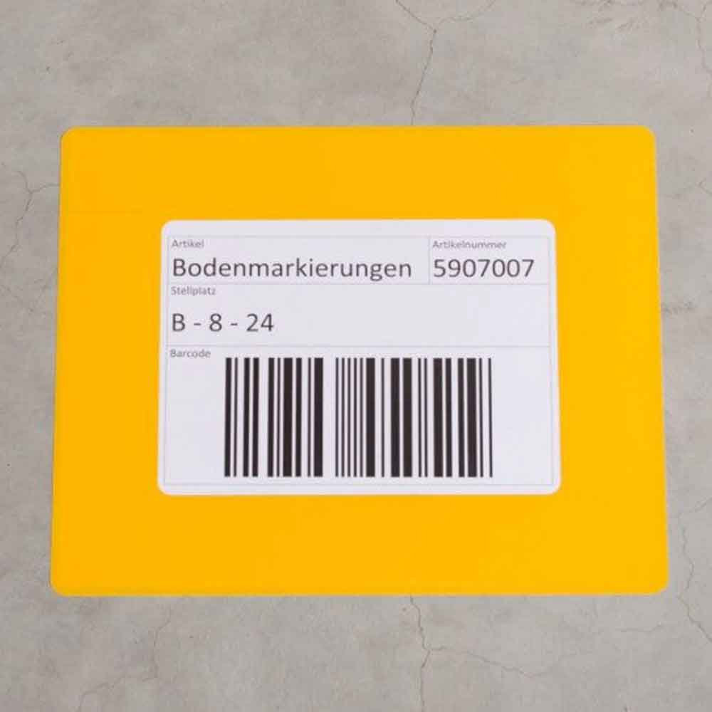 31-80-635-1-00-08-077-bodenmarkierungstaschen-22fb5d Bodenmarkierungstaschen - offene Variante - 3 Klebeseiten - DIN A4 - 6 Farben