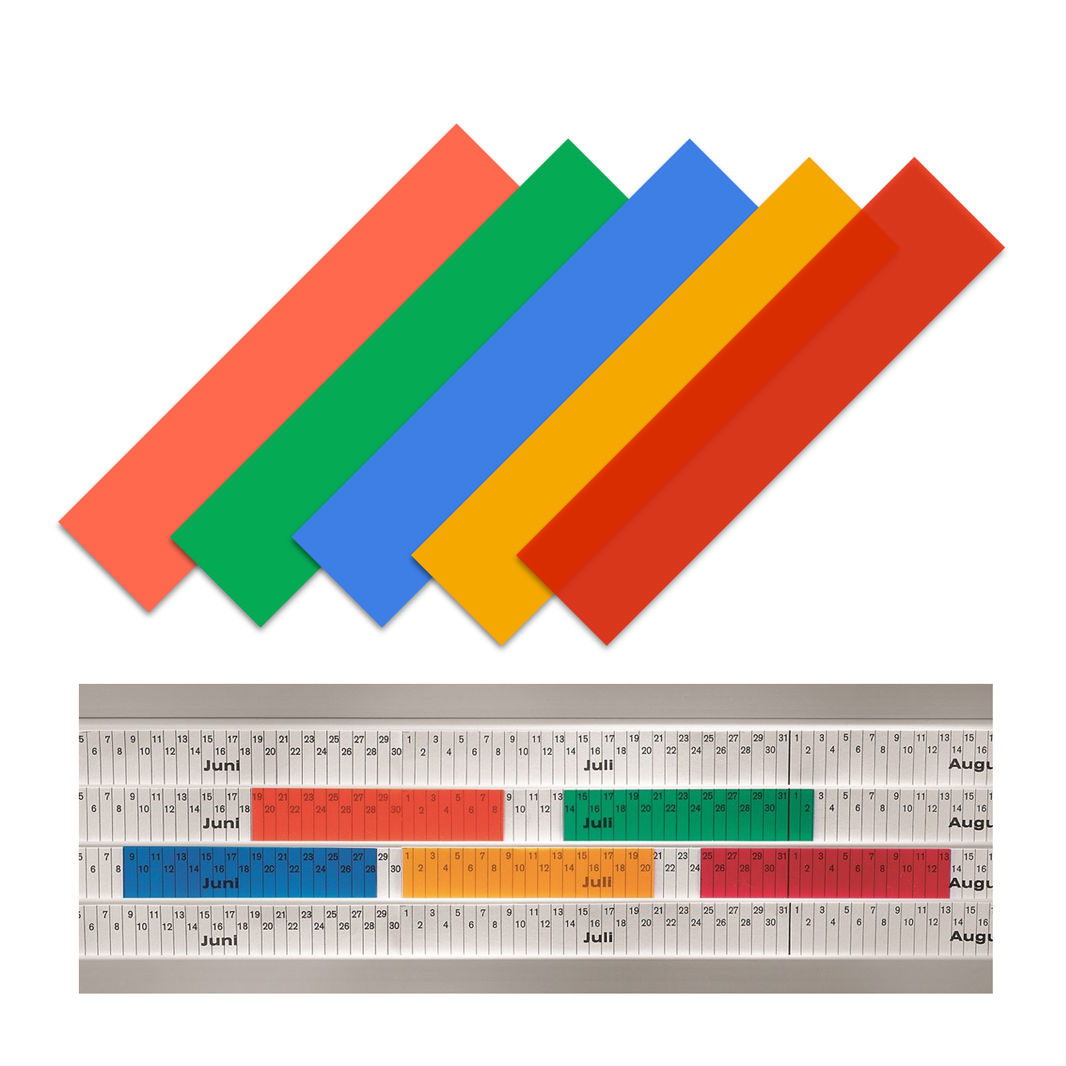 Planungsstreifen - für Einstecktafeln - System Visiplan