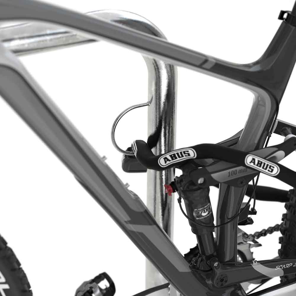 Fahrrad-Anlehnbügel Trust 30 - Größe XL - 2 Anlehnplätze - zum Einbetonieren Fahrrad-Anlehnbügel Trust 30 - Größe XL - 2 Anlehnplätze - zum Einbetonieren