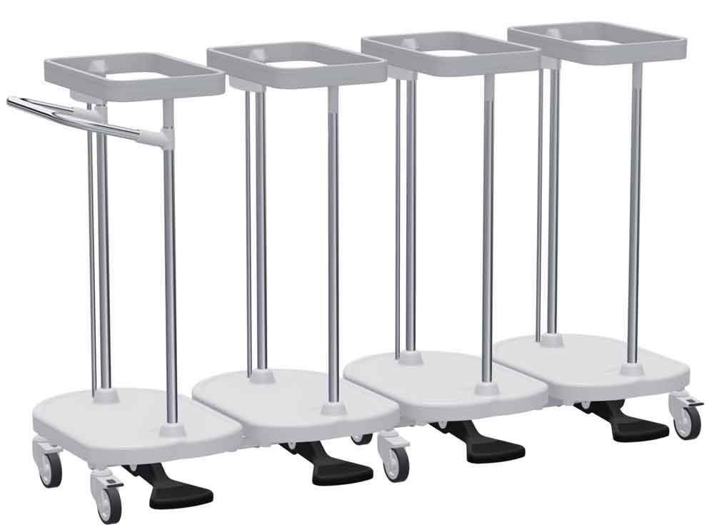 Mobiler Wäschesammler - die Hygienelösung für die Pflege