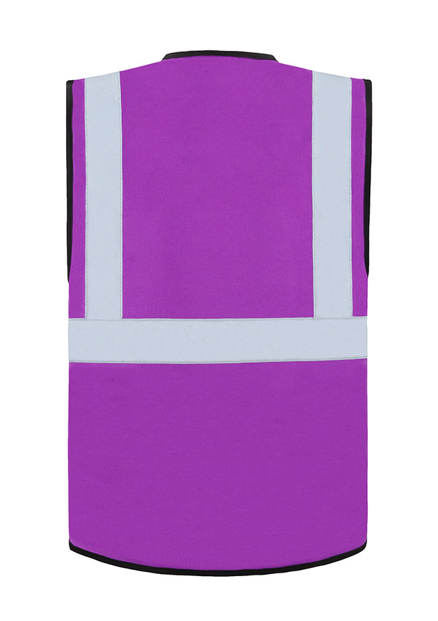 Korntex® Warnweste „Berlin“ - Multifunktional mit Taschen - Waldgrün/Signal-Gelb - XXL