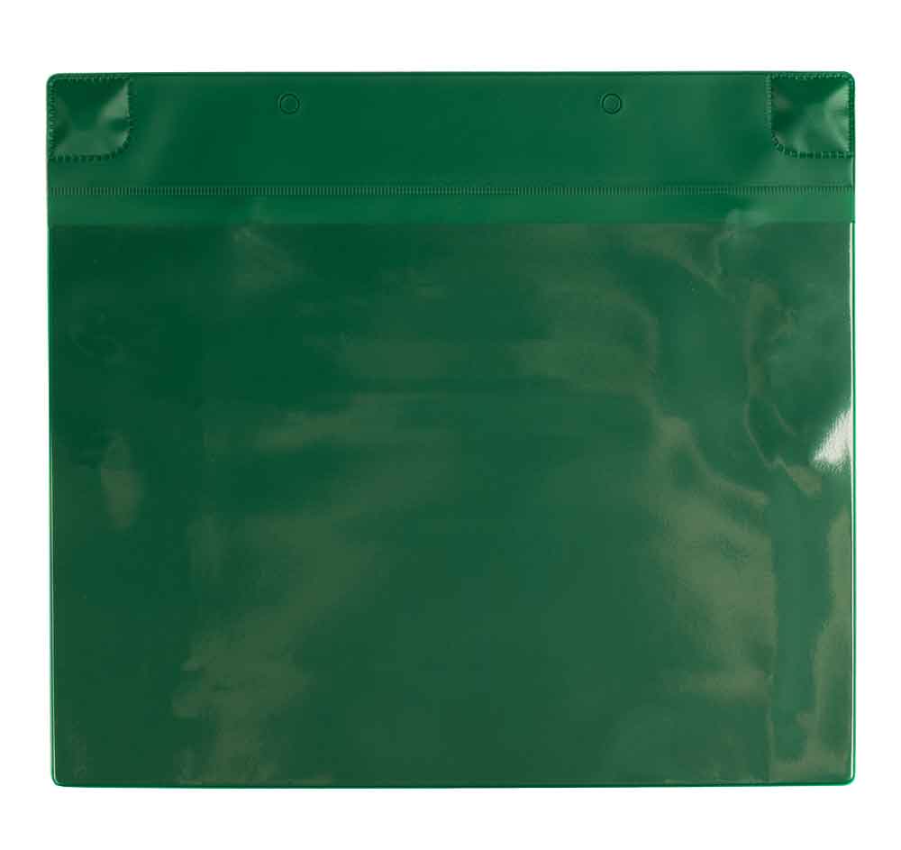 30-80-400-0-27-04-065-magnettaschen-din-a4-quer-gruen-cc038b XL Magnet Taschen aus PVC - DIN A4 hoch und quer - 4 Farben