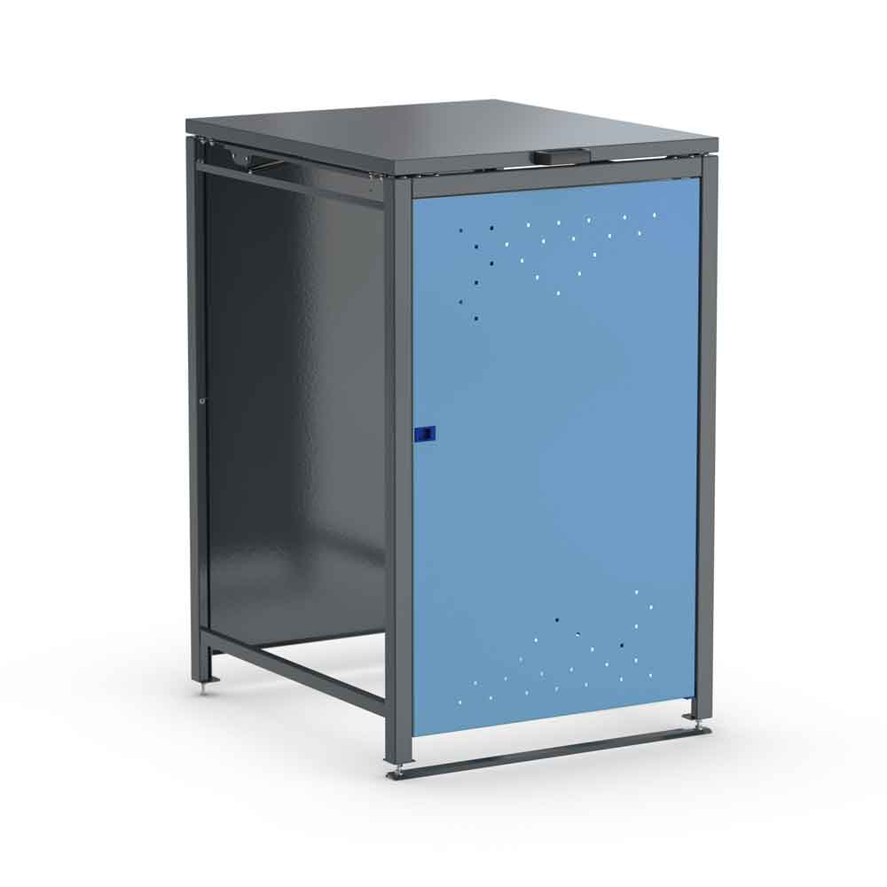 Anbausatz zu Mülltonnenbox BinStore 1 - ohne oder mit Seitenwand - RAL-Farbe nach Wahl Anbausatz zu Mülltonnenbox BinStore 1 - ohne oder mit Seitenwand - RAL-Farbe nach Wahl