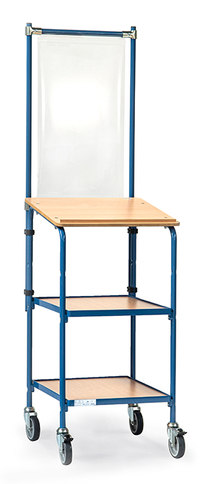 5934_5834-a4eb51 Anbausatz Infektionsschutzrahmen - Zubehör für viele Fetra Transportgeräte - L 571 x H 1410 mm