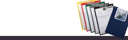 Auftragstaschen für die Organisation der Auftragsvorgänge