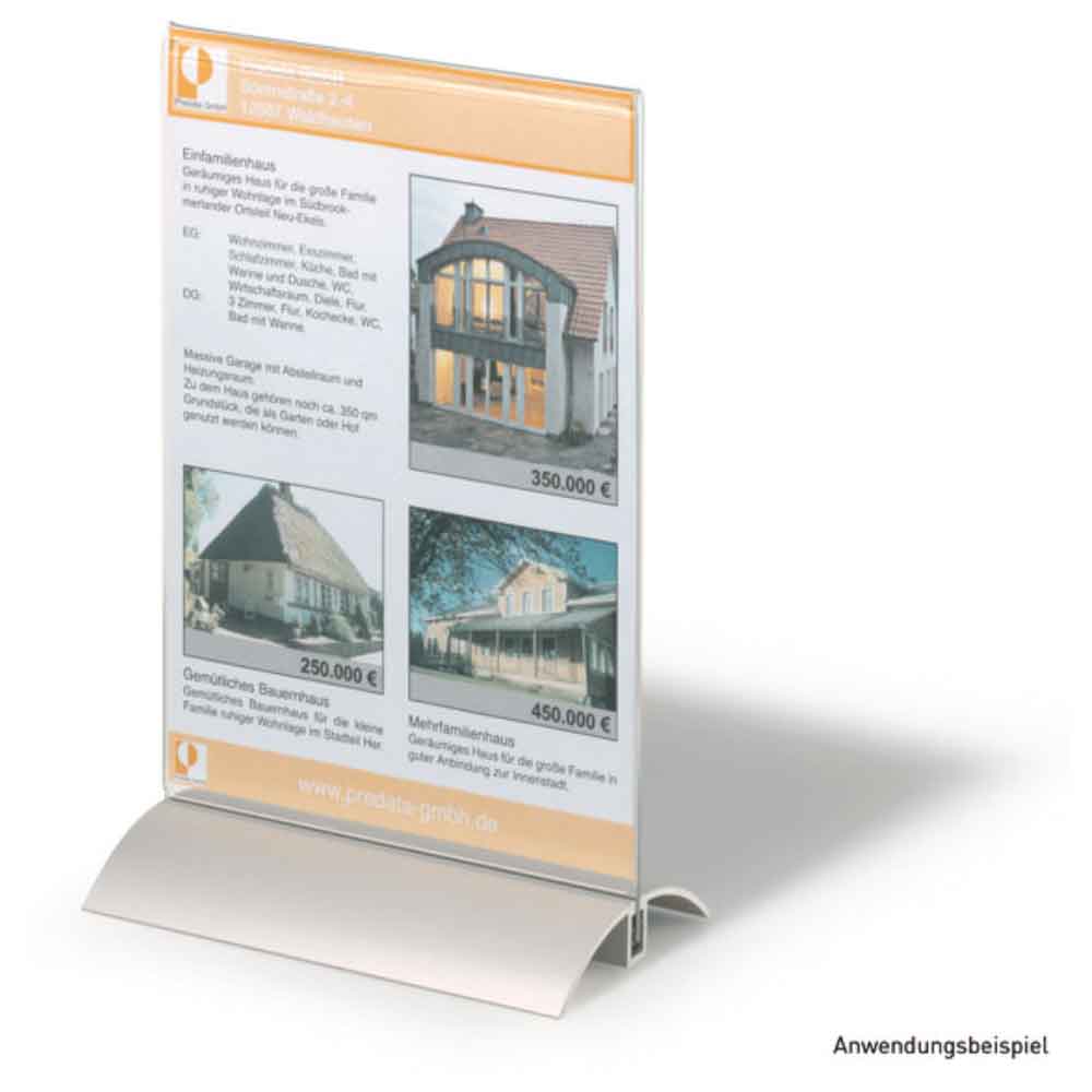 Durable Tischaufsteller Presenter - in 3 DIN-Formaten - hochwertige Optik