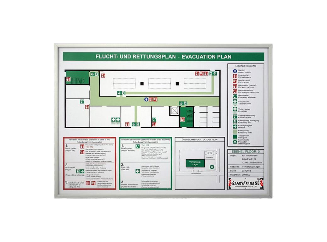 30-89-313-0-00-058-safety-frame-se-rahmen-fur-flucht-und-rettungsplane-schwerentflammbar-nach-din-4102-b1-format-din-a2-sk1011-y-01-9a8d6c Rahmen für Flucht- und Rettungspläne - Safety Frame P und SE - DIN A4 / A1