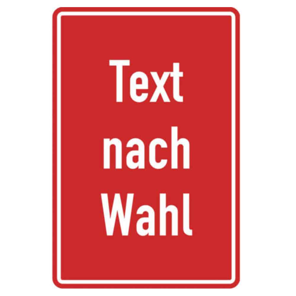 Individuell gefertigtes Folienschild - in vielen Größen - mit Wunschtext und Grundfarbe nach Wahl Individuell gefertigtes Folienschild - in vielen Größen - mit Wunschtext und Grundfarbe nach Wahl