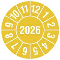 Jahresplakette Geprüft 2026